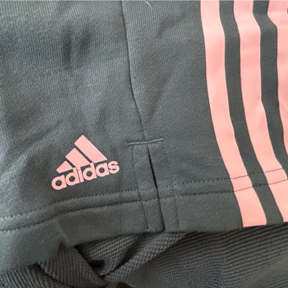 Adidas AEROREADY Skort 2XL Navy Blue w/ Lavender Pink Stripes | Athletic - Picture 3 of 6